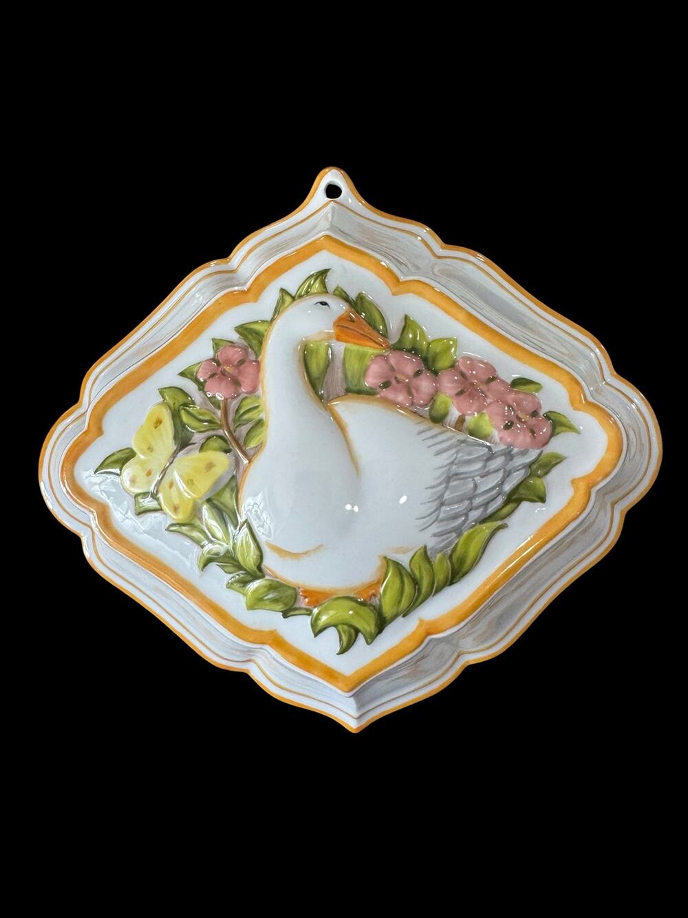 Le Cordon Bleu Franklin Mint Duck Ceramic Wall Jello Mold